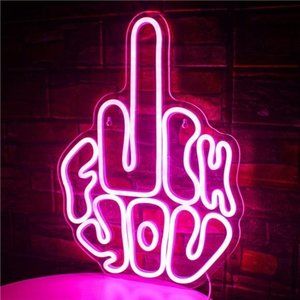 NEW Pink LED Neon Light Sign Decor